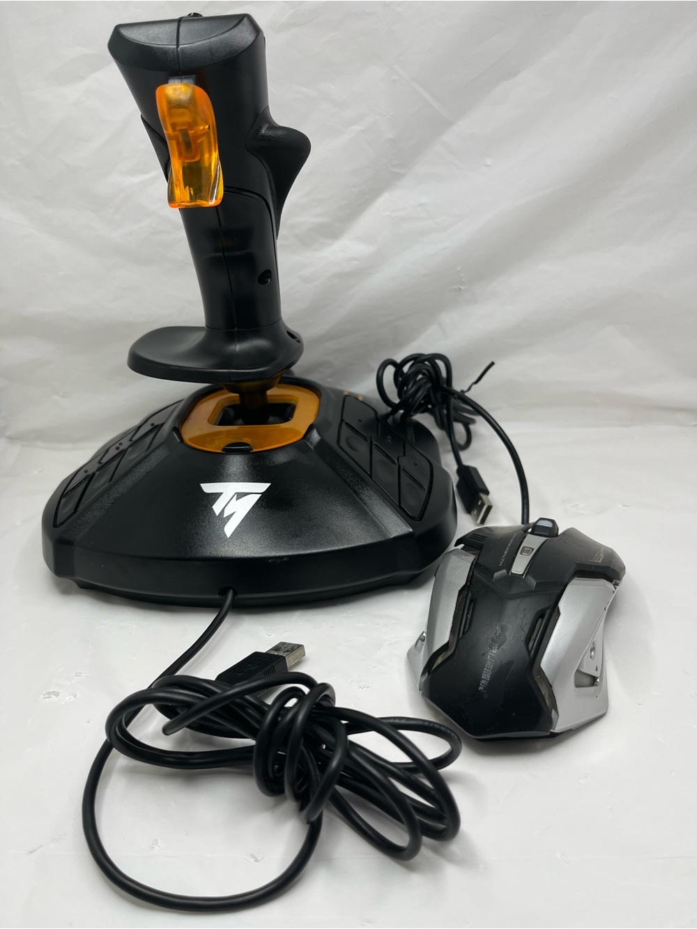 Thrustmaster T.16000M FCS Flight Stick Joystick PC + Gaming Mouse Bundle TESTED